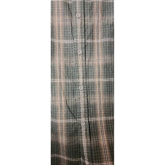 Wolverine Shirt Green Plaid Size Large Button Down Long Sleeve Cotton - Picture 6 of 11